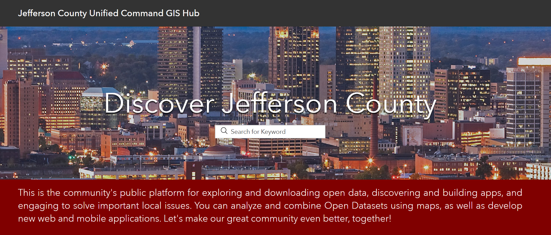 Jefferson County Open Data Portal